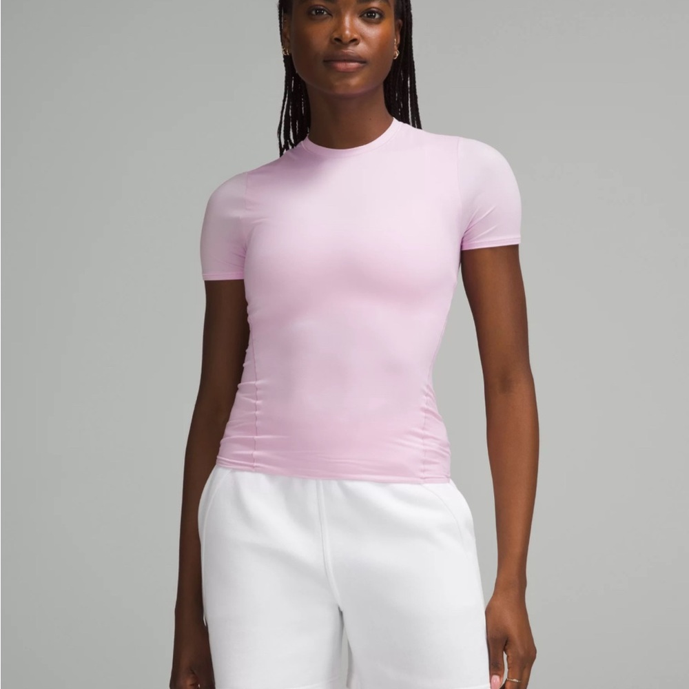 Women's Pink Short Sleeve Top